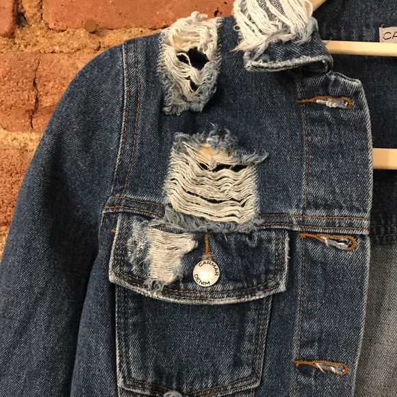CarMar Ripped Denim Jacket - Picture 3 of 4